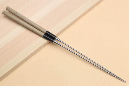 Yoshihiro Moribashi Chopsticks Japanese Sushi Chef's Traditional Garnishing Plating Tweezers Magnolia Handle (6.5 IN)