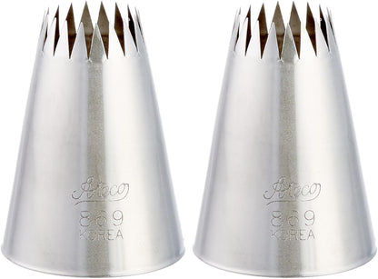 Ateco 869 Pastry Tube - French Star - Size 9