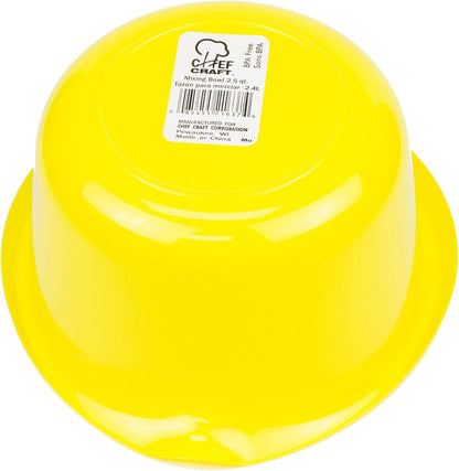 Chef Craft Select Plastic Mixing Bowl, .9 Quart Capacity, Blue