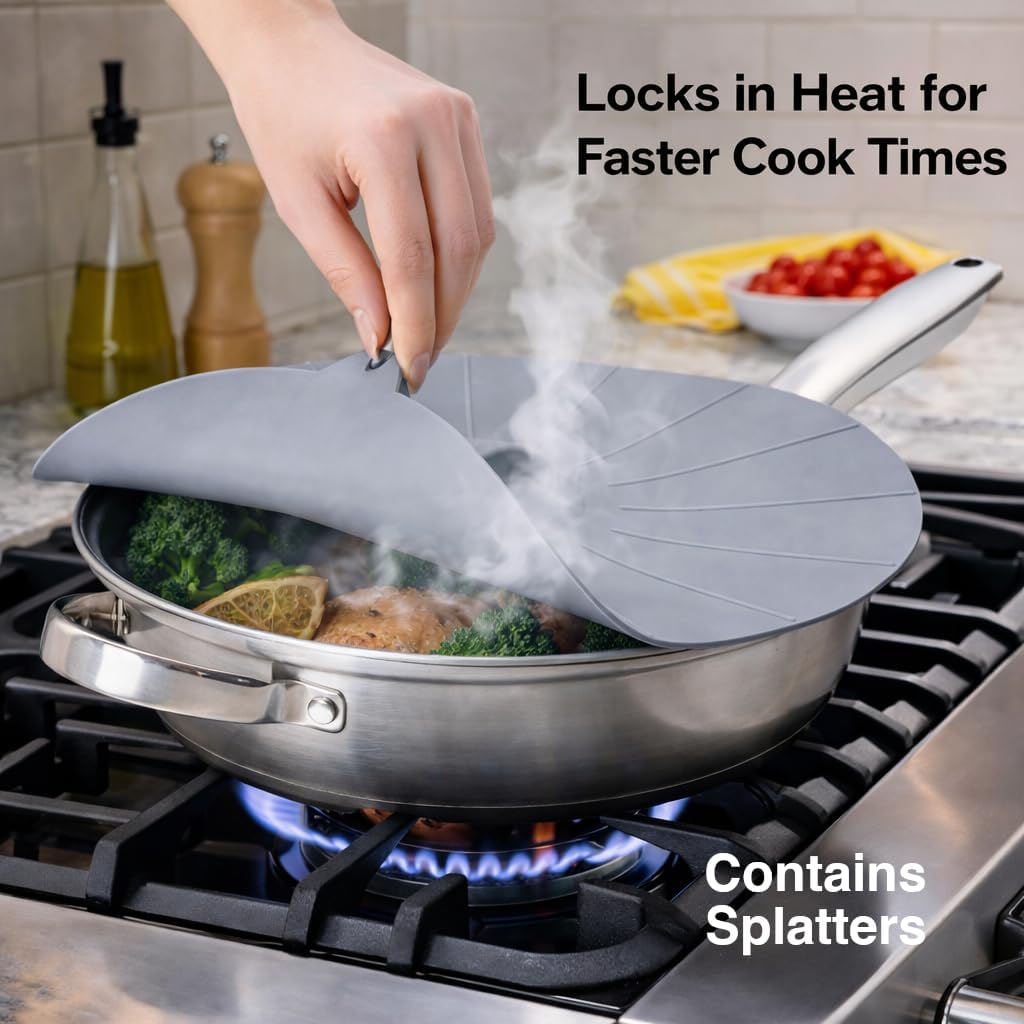 HIC Kitchen Splatter Guards for Microwave, BPA Free