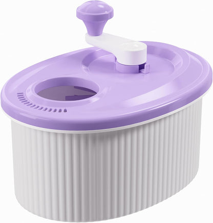 JOYMOOP Fruit Washer and Spinner with Brush, Large Cleaning Bowl for Fruits, Vegetables and Salad, Produce Scrubber