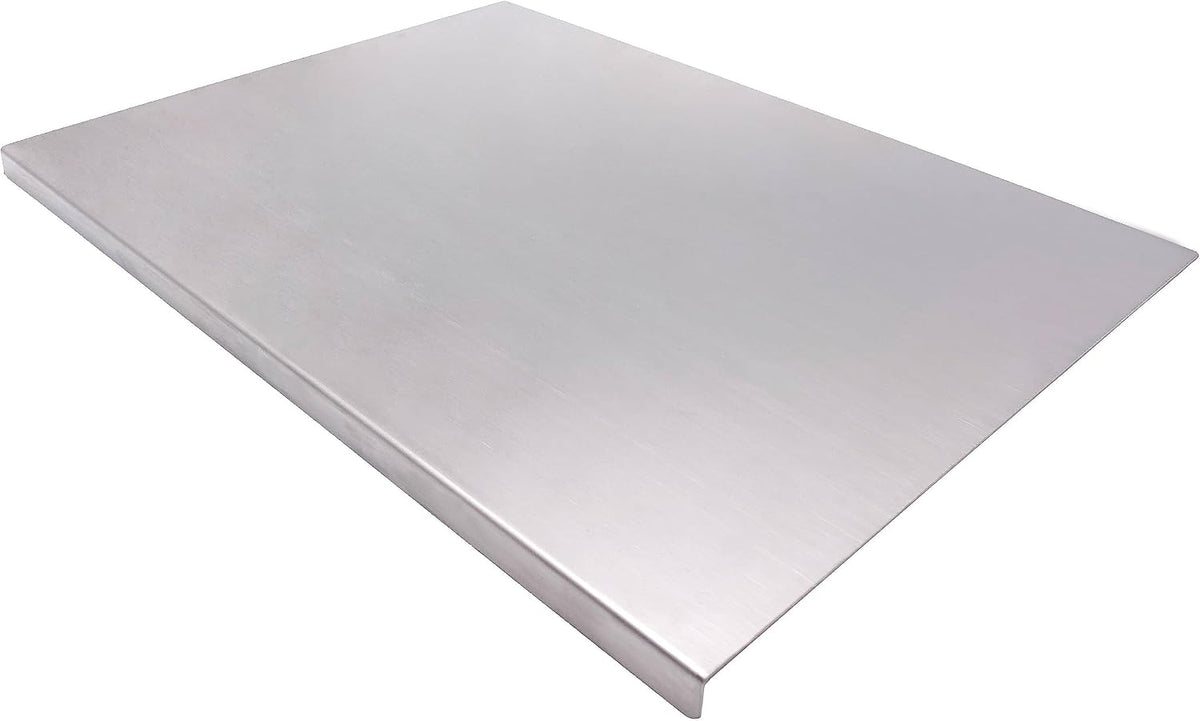 BILLAMB Stainless Steel Cutting Boards for The Kitchen, Suitable for Meat, Fruits, Vegetables, Bread, and Baking Large-sized Cutting Boards (90 x 58cm/35.5 x 22.8 in)