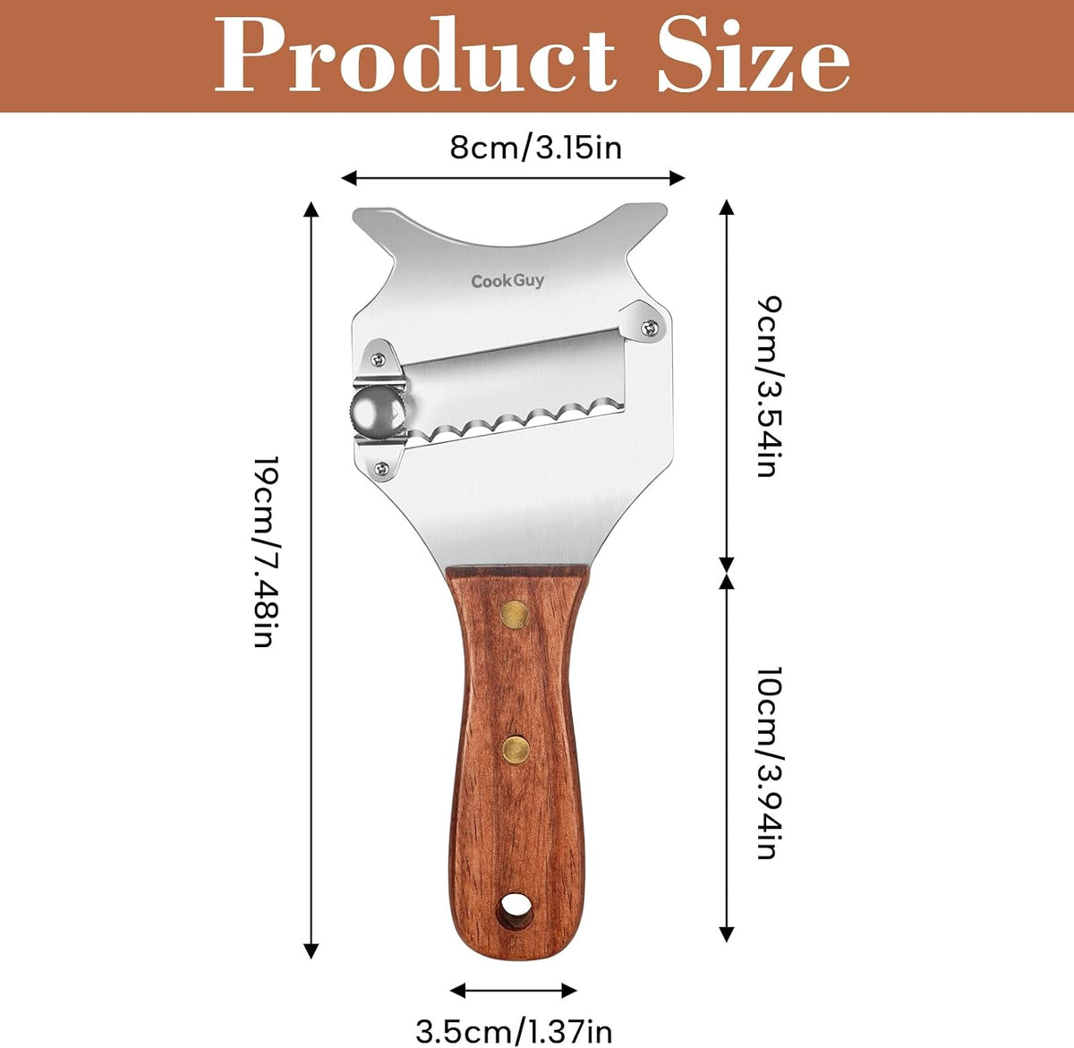 Cook Guy Truffle Shaver/Slicer, Truffle Knife Adjustable