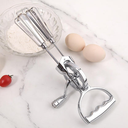 Generic Hand Crank Egg Beater Kitchen Tool Ergonomic Handle, Professional Practical, Durability Easy to Use, Kitchen Whisk Manual