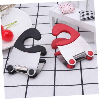 Pot Clip Spoon Rest Holder for Kitchen Utensils, Heat Resistant