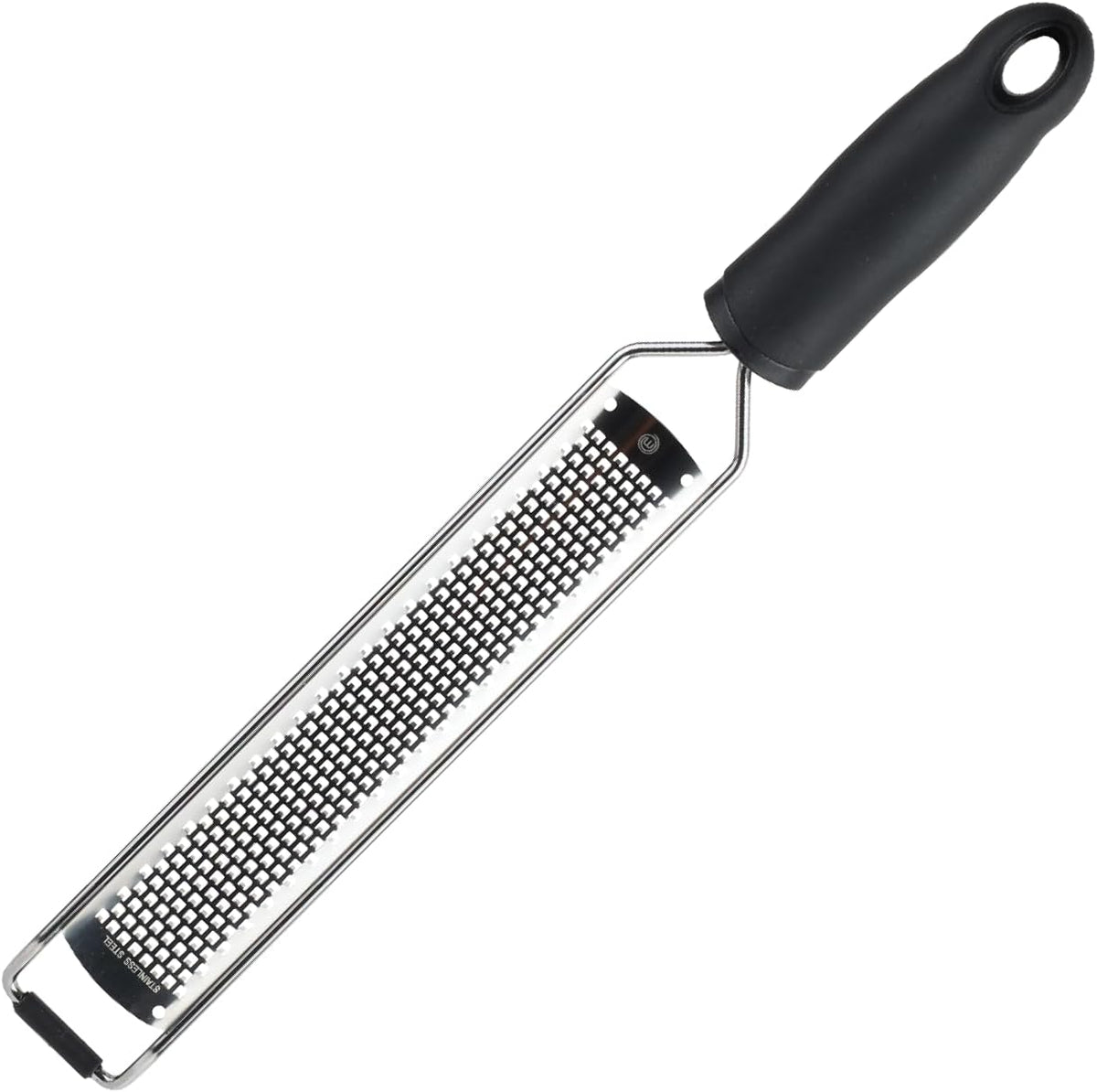 MasterChef Lemon Zester Grater with Handle, Stainless Steel, Non Slip Grip