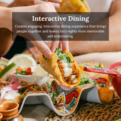 Prepara Talavera Taco Carousel, Red