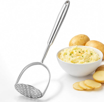 Newness Metal Fish Turner Spatula Stainless Steel for Kitchen Use, Small Griddle Egg Spatula, Flexible, Polished Metal, Corrosion Resistant, Kitchen Slotted Turner with Thin Edge Ideal for Turning,11"