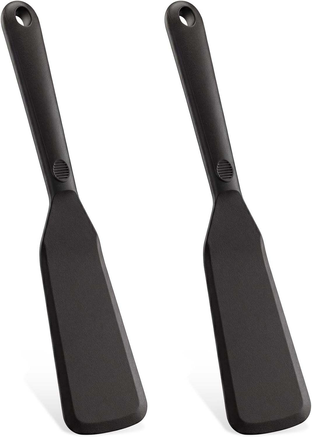 Jeffdad 2 PCS Silicone Crepe Spatula Thin Omelet Turner Narrow Spatula Long