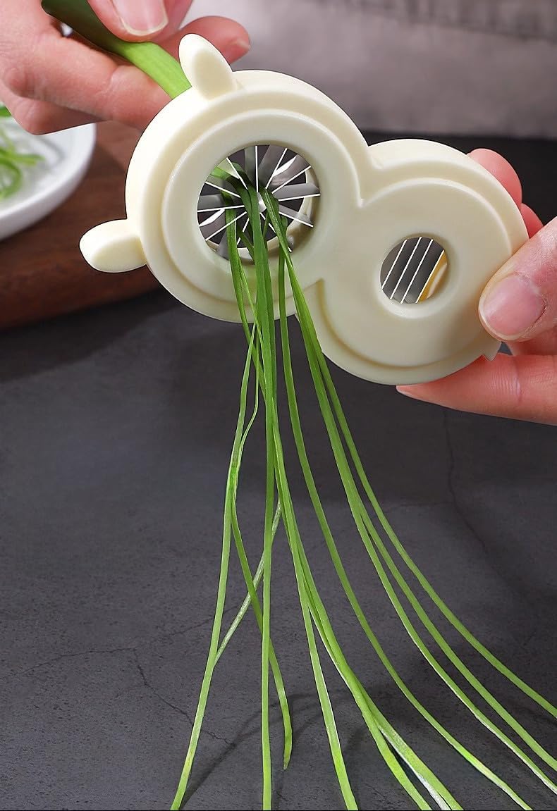 Blooming Onion Cutter 2-in-1 Shredder & Slicer,12 Strips Safe,Easy Clean