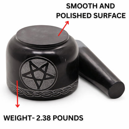 Mortar and Pestle Set, Black