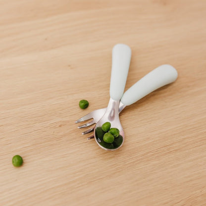 OXO Tot On-The-Go Fork and Spoon Set - Dusk