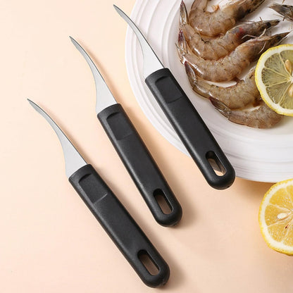 4pcs Shrimp Peeler with Ergonomic Handle Deveiner Tool Stainless Steel