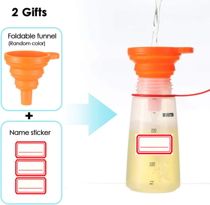 Condiment Squeeze Bottle for Sauces Wide Mouth, Plastic Squeeze Bottles for Condiments, Paint, Ketchup, Mustard, Oil, Resin, Baking, Cake Decorating, Cleaning, BPA Free-Food Grade (19 oz., 2, Count)