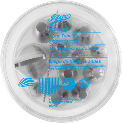 Ateco Jumbo Tip Set, Silver