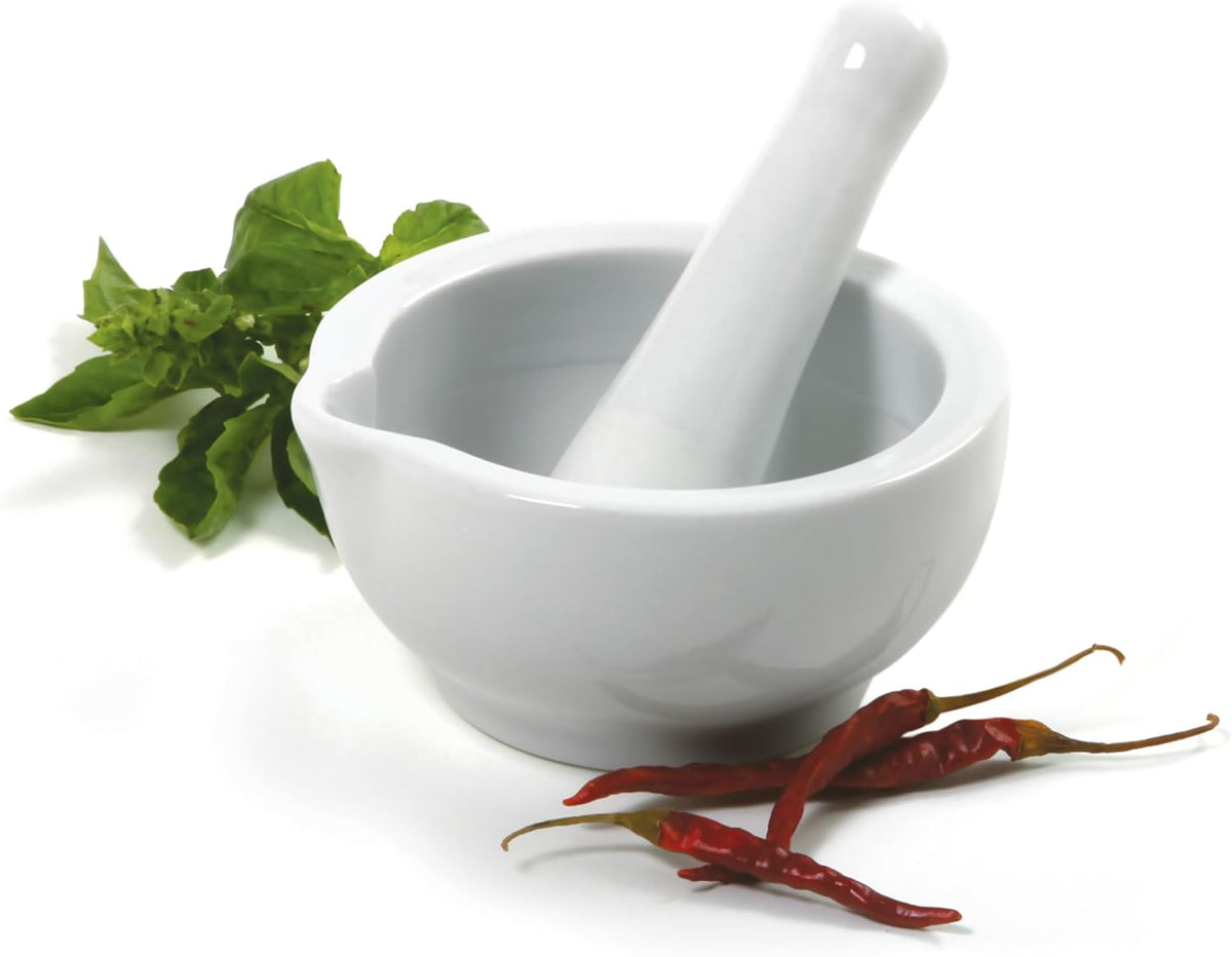 Norpro 693 White Marble Mortar and Pestle, 1 EA