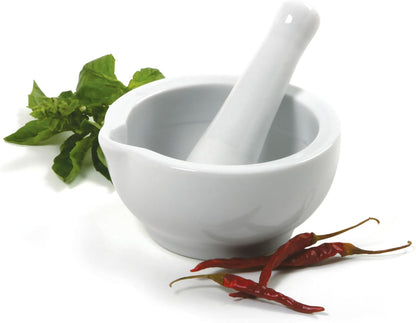 Norpro 693 White Marble Mortar and Pestle, 1 EA