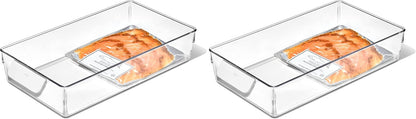 OXO Good Grips Fridge Organization Bin 8 in x 14 in - for Cheese, Meat, Fish and More