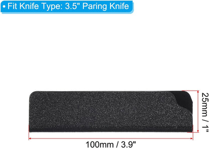 PATIKIL ABS Knife Cover Sleeves for 3.5" Paring Knife, Knives Edge Guard Blade Protector Universal Knife Sheath for Home Kitchen, Black