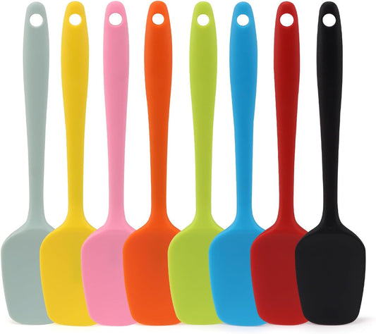 4Pcs Silicone Spatula Set, Heat Resistant Cooking Tools, Non-Stick Kitchen Utensils, for Cooking Baking Mixing Tool