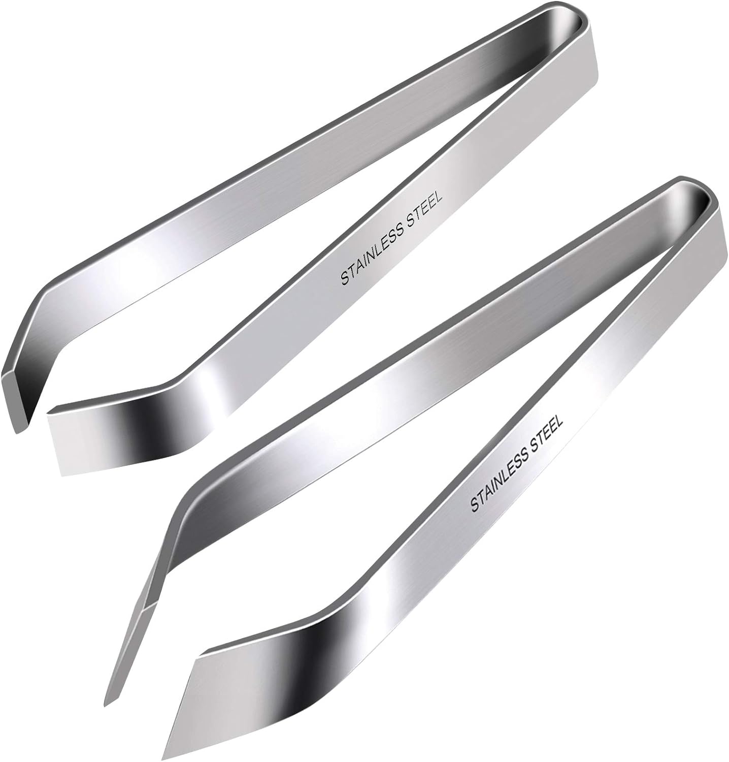 Fish Bone Tweezers, Professional Stainless Steel Flat and Slant Pliers Set for Kitchen Salmon Trout, 1 SET