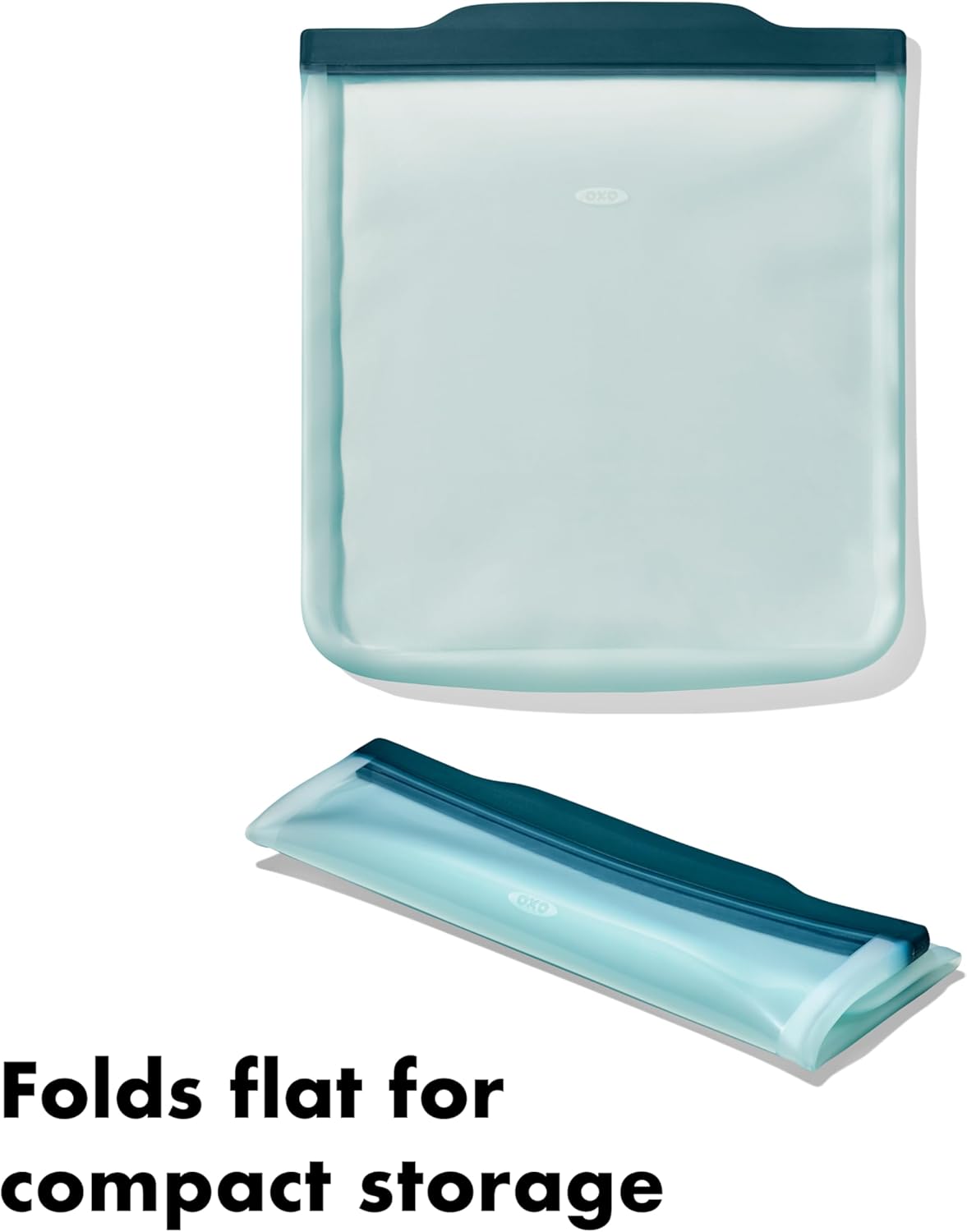 OXO Good Grips Silicone Reusable Bag - Stand-Up Cup (8 oz) - Oat