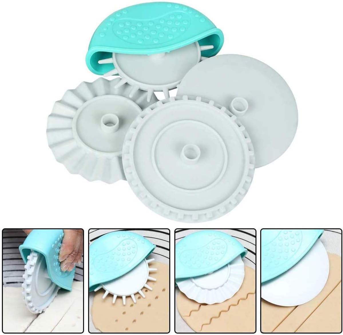 Pastry Wheel Decorator and Cutter, 6Pcs