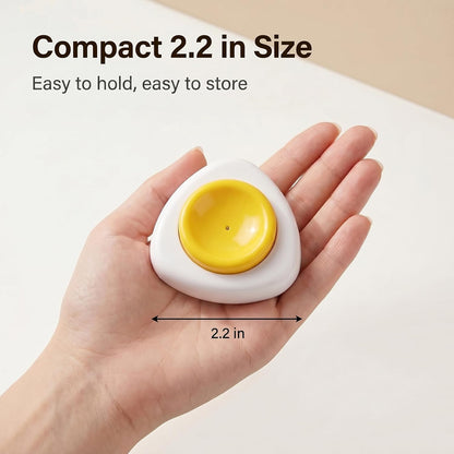 Magnetic Egg Piercer for Hard Boiled Eggs Safety Lock