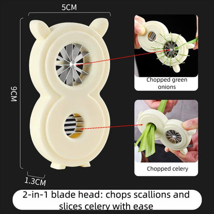 Blooming Onion Cutter 2-in-1 Shredder & Slicer,12 Strips Safe,Easy Clean