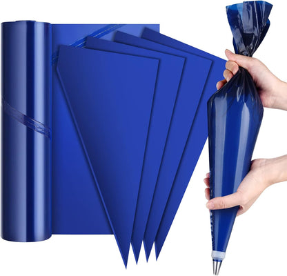 ELECLAND Disposable Piping Bags, Dark Blue