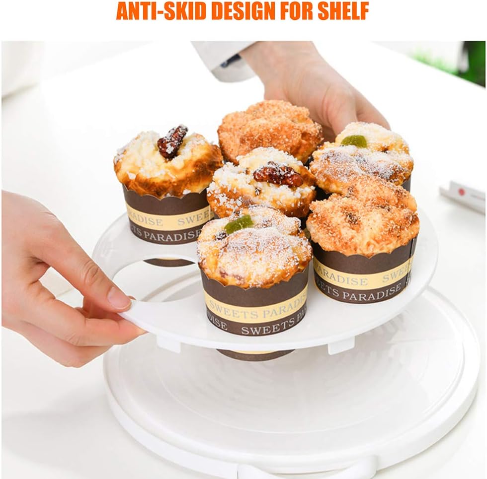 Cake Carrier Storage Container, Cake Carrier With Lid And Handle,Transparent Dome Reusable Airtight Box,Cupcake Saver Cake Holder Serves for Doughnuts Cupcake Parties, Dustproof Food Storage