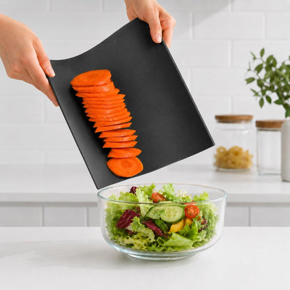 Fotouzy Flexible TPU Cutting Boards Mats Plastic Chopping Board Set of 4