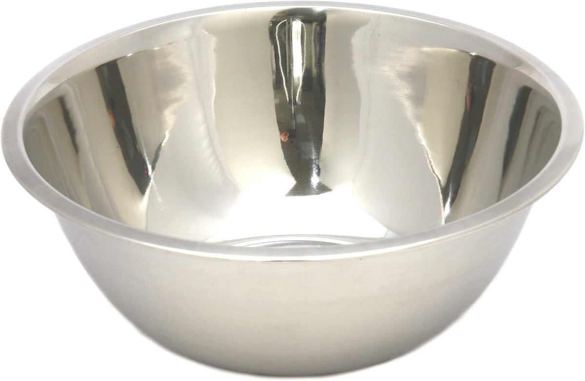 Chef Craft Brushed Mixing Bowl, 5-Quart, Stainless Steel