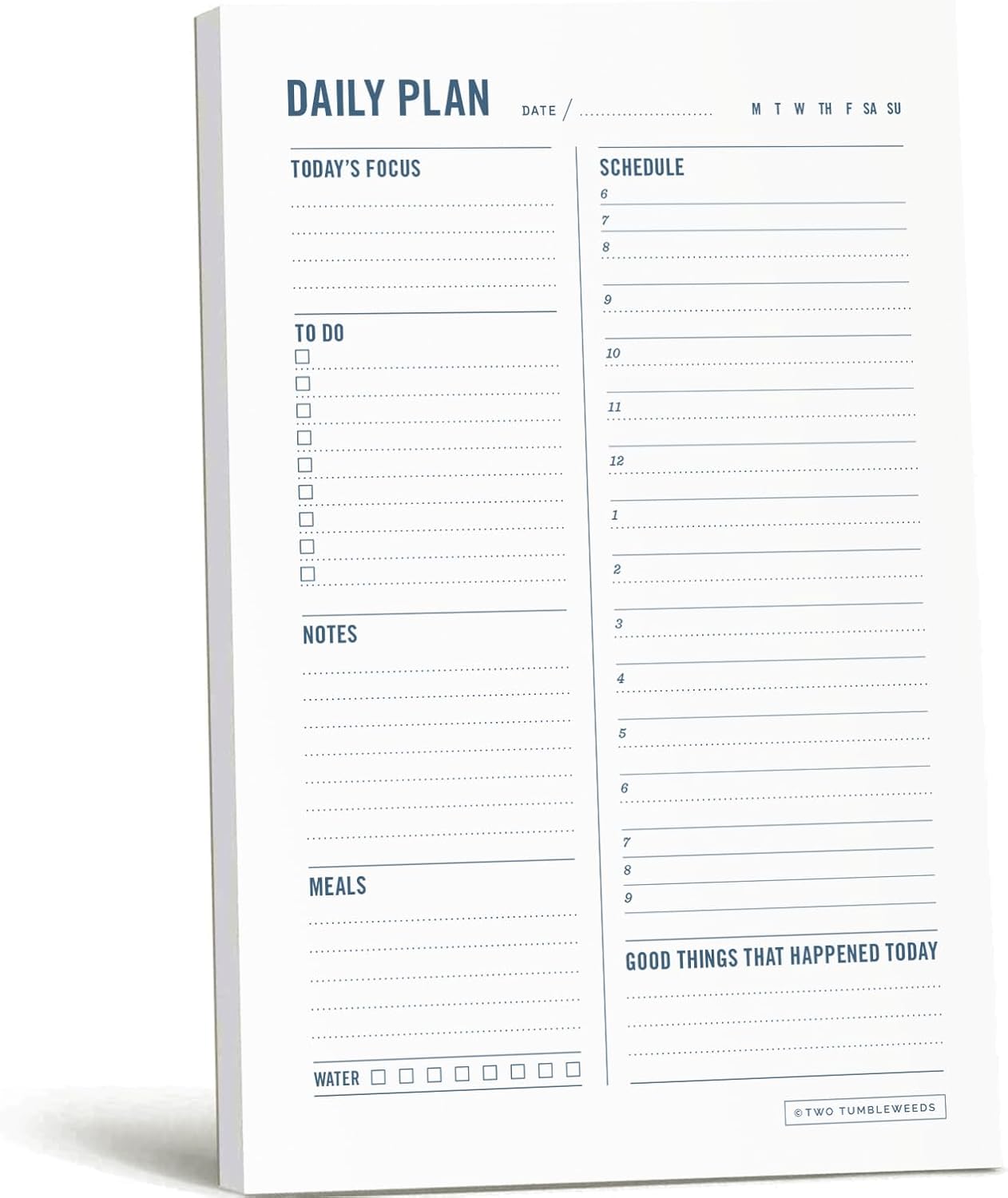 Meal Planning Notepad - What's for Dinner Weekly Meal Planner and Grocery List Magnet Pad with Tear-Off Shopping List - Family Dinner Menu for Fridge & Meal Prep - 6x9” - 50 Sheets
