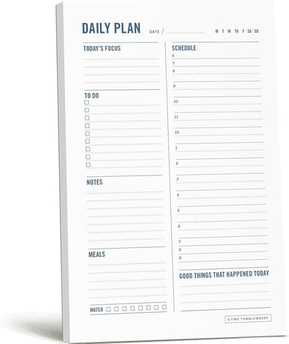 Meal Planning Notepad - What's for Dinner Weekly Meal Planner and Grocery List Magnet Pad with Tear-Off Shopping List - Family Dinner Menu for Fridge & Meal Prep - 6x9” - 50 Sheets