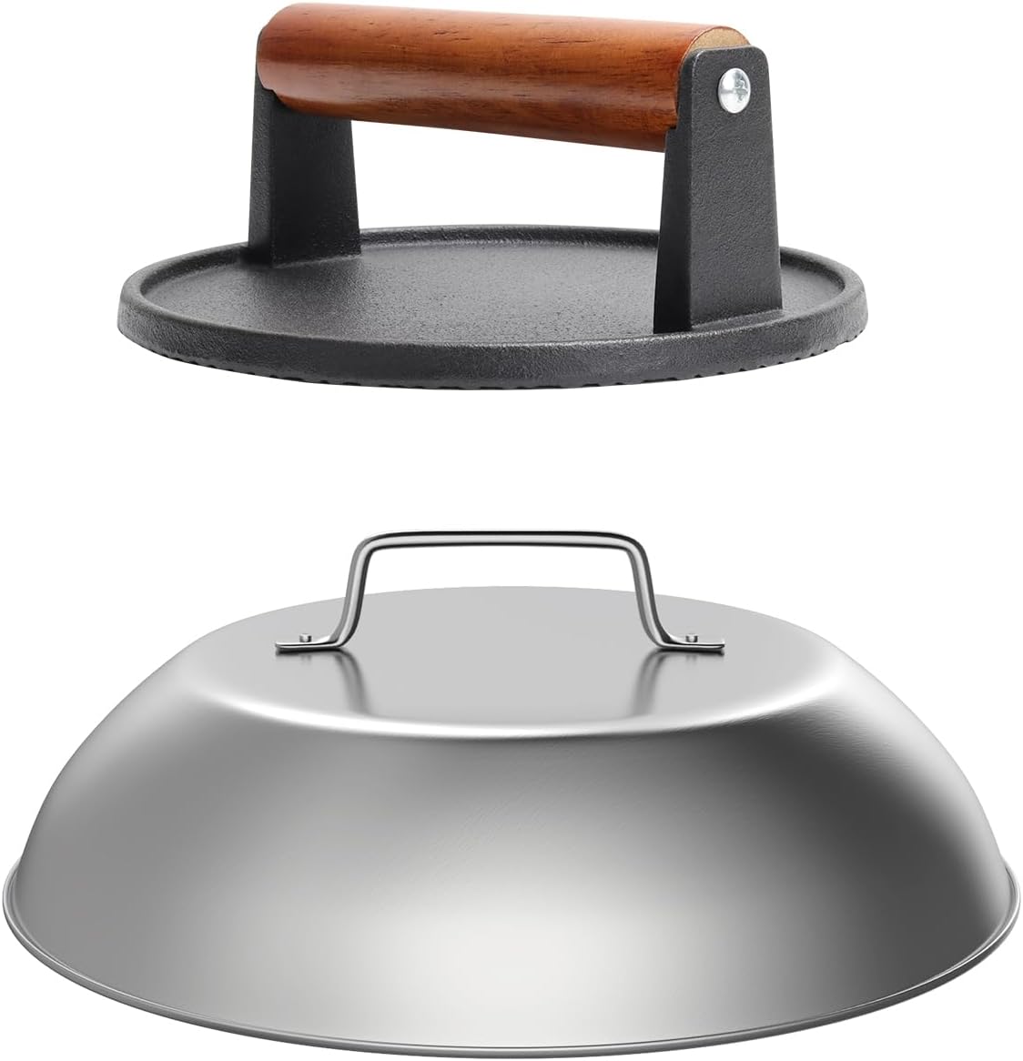 Square Cast Iron Burger Press Smash Griddle Cooking Weight for Blackstone
