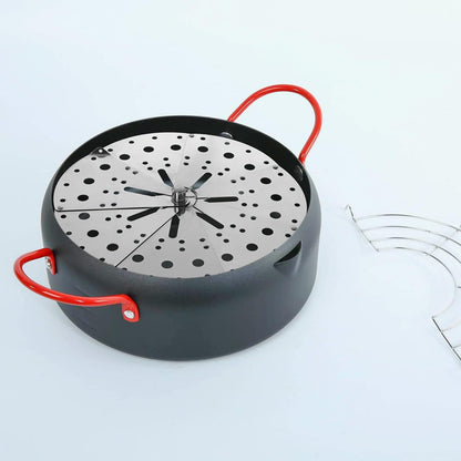 5"-9" Adjustable Stainless Steel Drop Lid Japanese Vegetable Steamer Basket