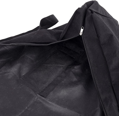 BBQ Tool Storage Bag,Oxford Grill Tool Carry Bag, Waterproof Outdoor Picnic Cooking Tools Bag Carry Bag for Camping Car Trip Outdoor Camping (Black,Size:24.41x 5.12 x 9.45inch)