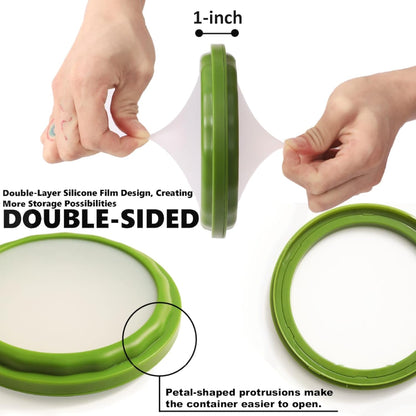 4-Piece Airtight Food Storage Containers Set – Avocado Saver, Onion Keeper, Silicone Kitchen Organizers for Fridge, Reusable & Leak-Proof to Lock in Freshness