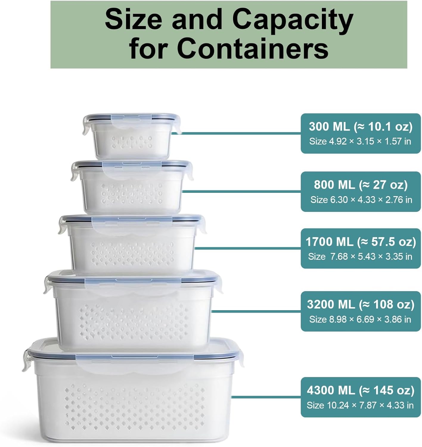 70 Pcs Large Food Storage Containers with Lids Airtight-2500ML to Small Box,Total 22812 ML Stackable Kitchen Bowls Set(35 Containers,35 Lids)-BPA Free Leak proof Plastic Boxes-Microwave safe