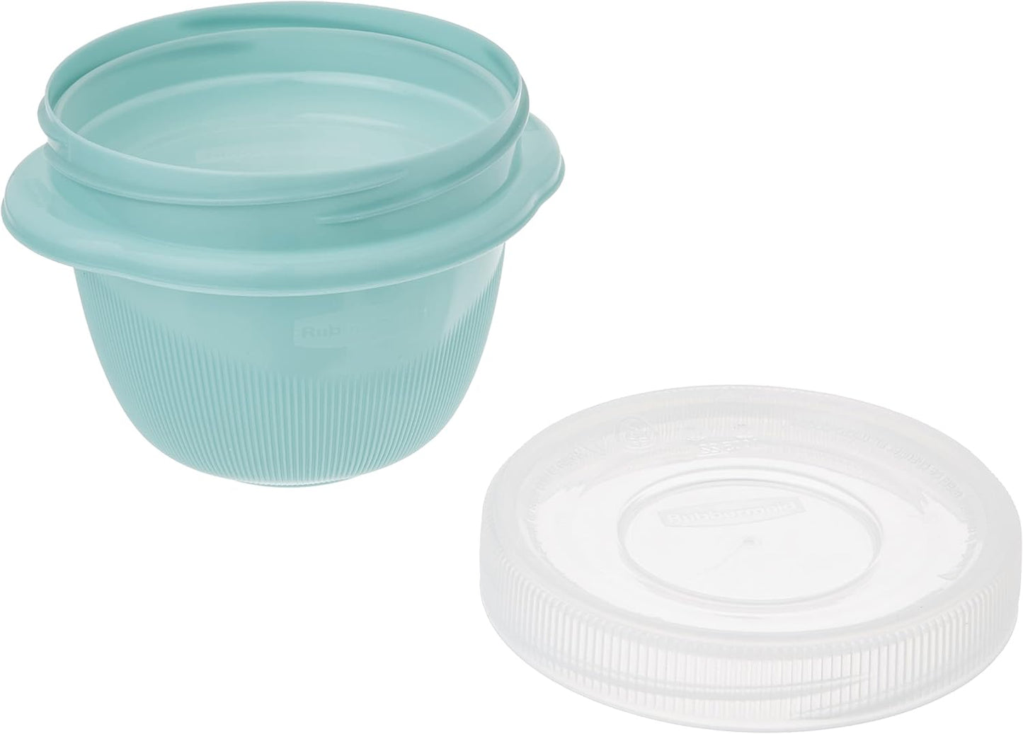 Rubbermaid TakeAlongs Snacking Food Storage Containers, 2 Cups Size - 2 Lids, Trays, and Containers 7S87