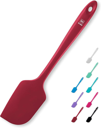 DI ORO Large Silicone Spatula - 600F Heat Resistant, Black