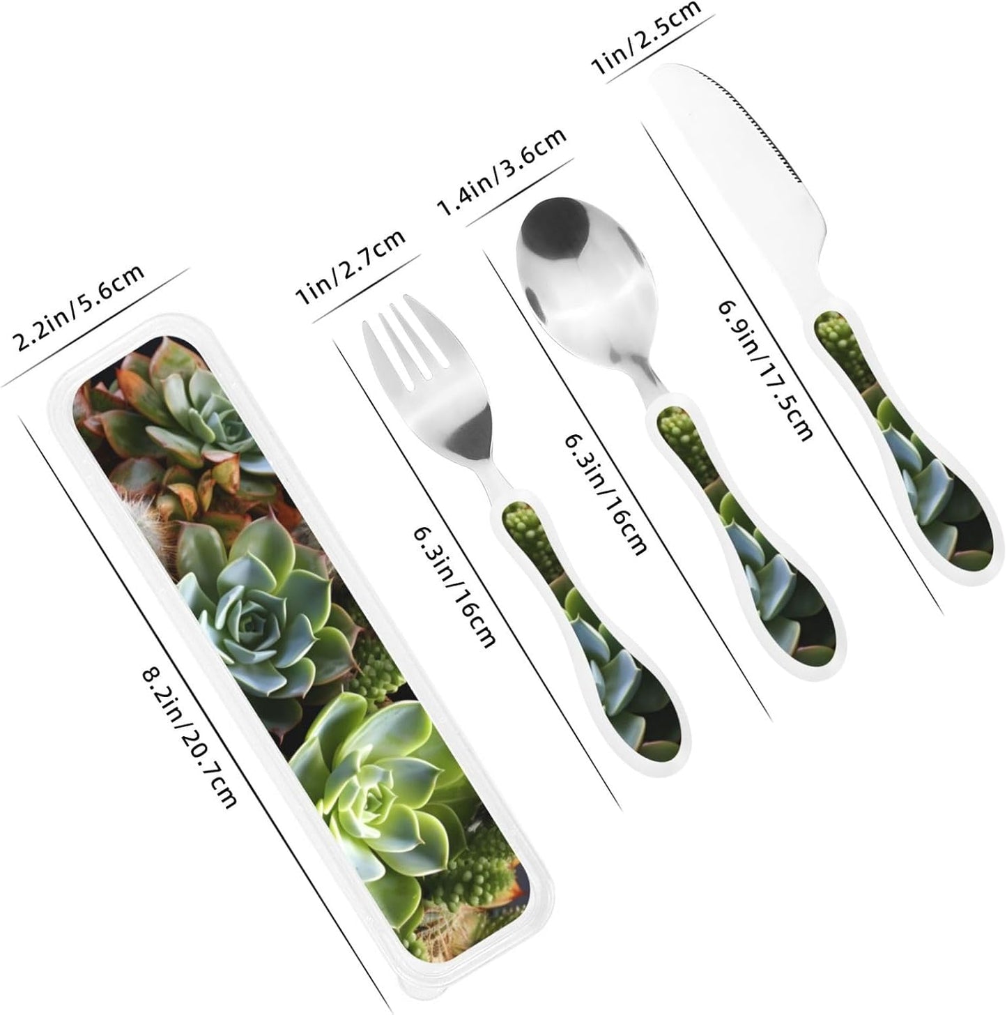 3-Piece Kids Silverware Set With Storage Case, Stainless Steel Reusable Children Safe Knife Spoon Fork Set Animal Cartoon Owls Cute Children Flatware Set For Kids Lunch Box