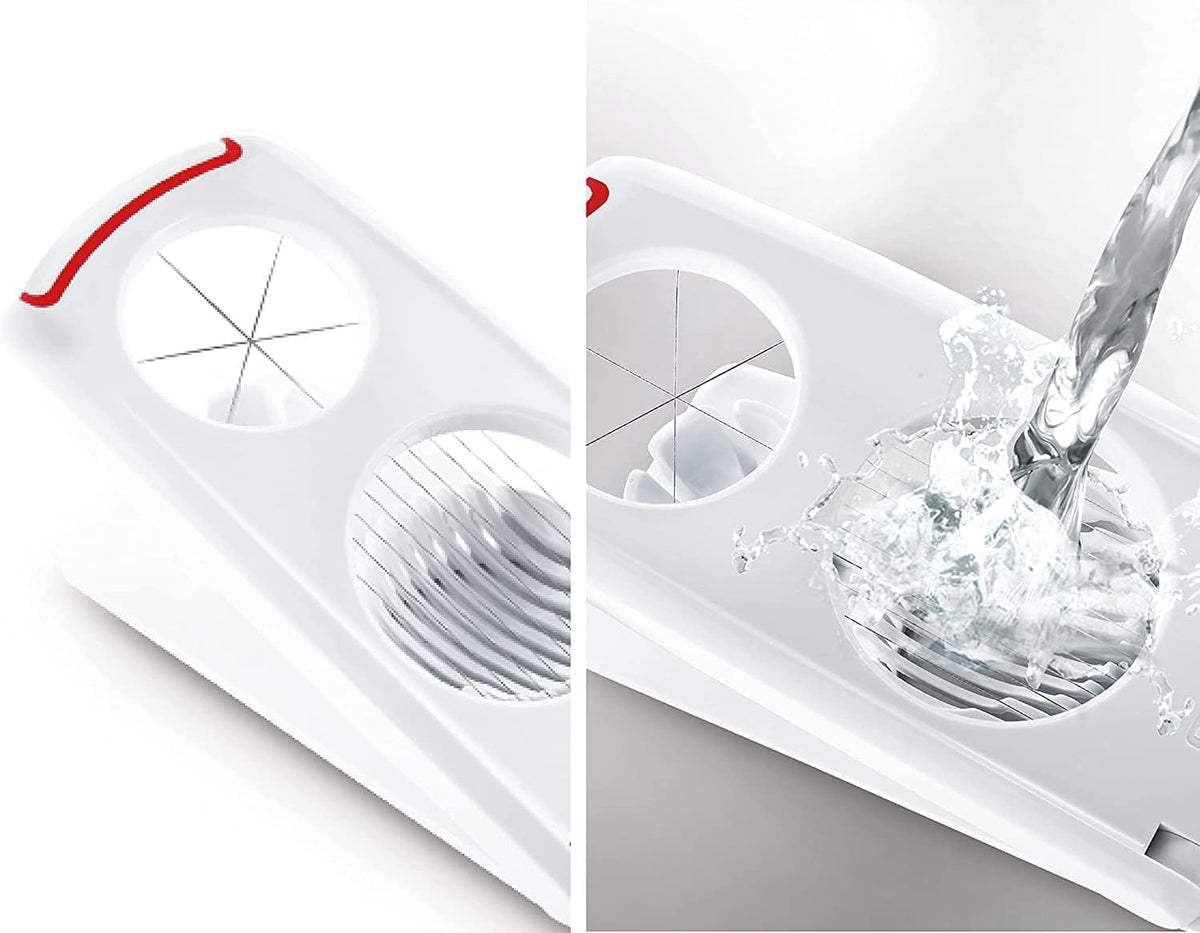 Leifheit Combi Egg Cutter, White/Red
