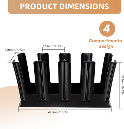 Commercial Cup and Lid Holder with Straw Organizer,Disposable Coffee Cup Condiment Dispenser for Countertop Org, Coffee Bar, Beverage Cup, Kitchen, Breakroom (11 Compartment Upright)
