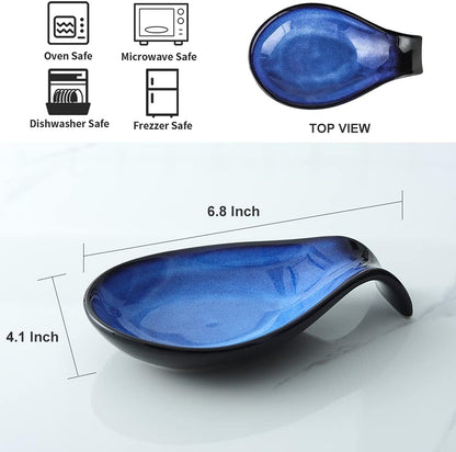 Nihow Ceramic Pot Lid Holder While Cooking for Kitchen Counter/Stove Top