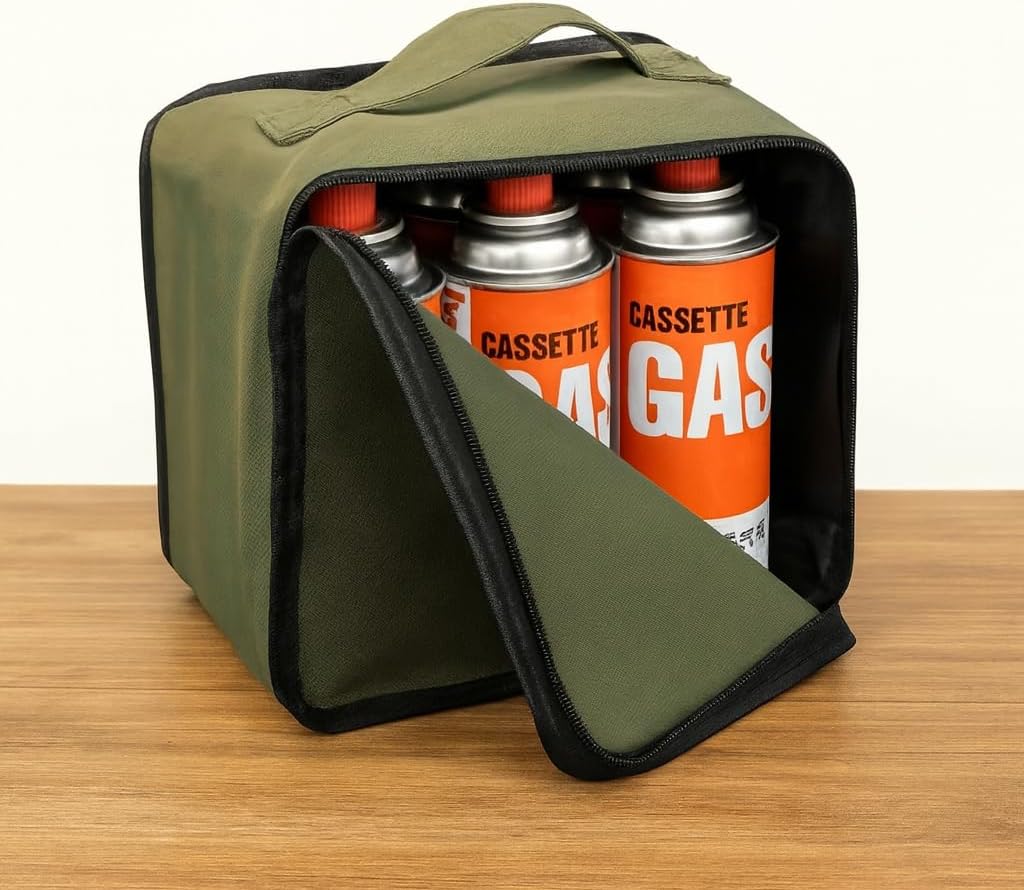 Outdoor Camping Cookware Storage Bag - Portable Handheld Organizer for Grill Pans, Utensils, and Kitchen Tools - Durable Carrier for BBQ and Picnic Gear