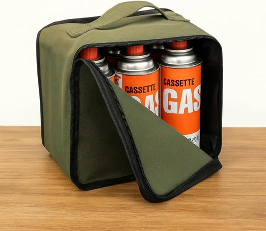 Outdoor Camping Cookware Storage Bag - Portable Handheld Organizer for Grill Pans, Utensils, and Kitchen Tools - Durable Carrier for BBQ and Picnic Gear