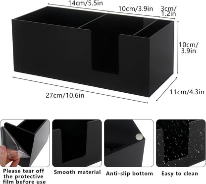 Coffee Cup Holder for Countertop, Acrylic Disposable Cup Organizer Clear Coffee Station Organizer for Cup Lid Stirrers Pod Coffee Bar Accessories