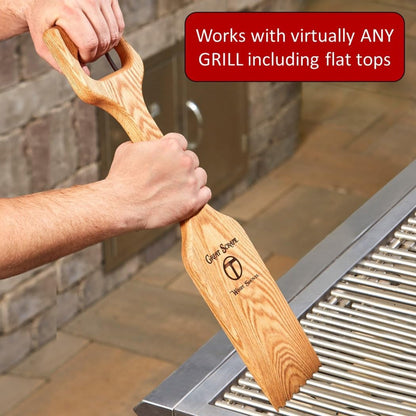 Great Scrape - Shovel - The Ultimate BBQ Cleaning Tool & Wood Grill Scraper
